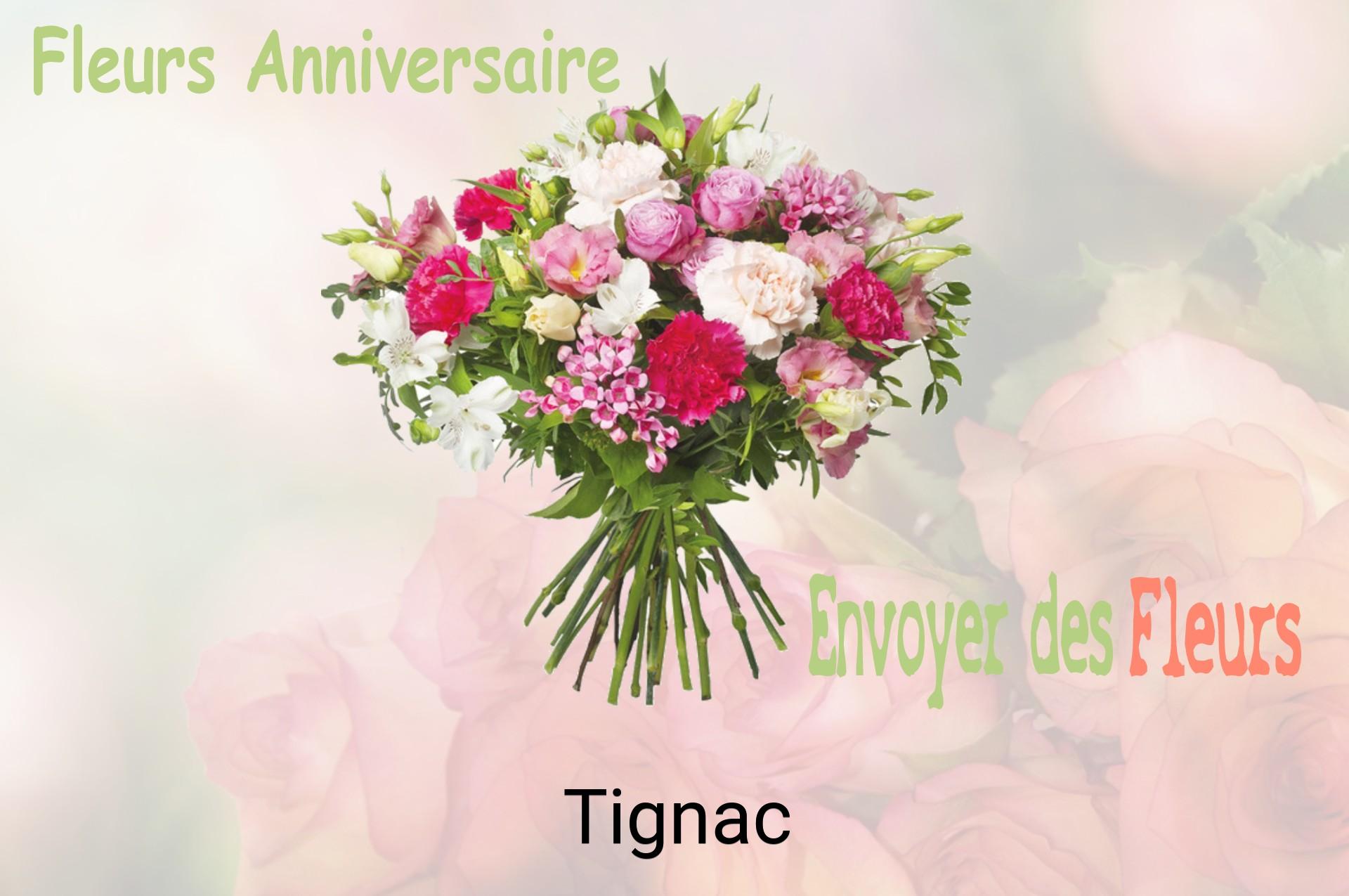 Bouquet de fleurs d’anniversaire livré à Tignac
